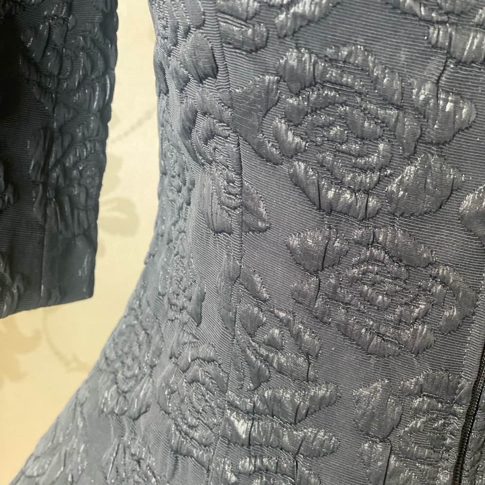 ANNE FONTAINE NAISSE BLACK ZIP JACKET / TOP - Picture 4 of 12